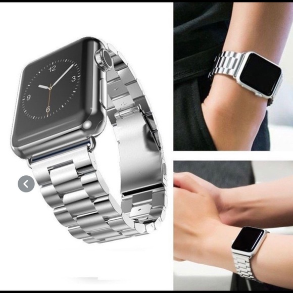 NWT 3 colors Stainless Steel Apple Watch Band - Picture 6 of 10